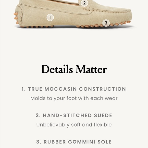 M. Gemi The Felize Suede Tan Loafers size EU 39.5, US 8.5 - Picture 10 of 11